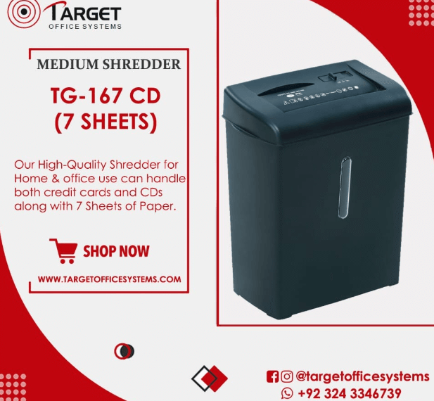 Buying a Heavy-Duty Paper Shredder from Target Office Systems in Pakistan
